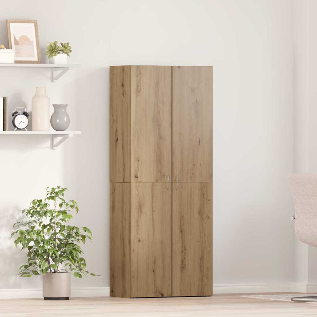 File Cabinet Engineered Wood 60 x 32 x 153 cm Artisan oak