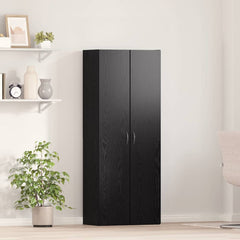 File Cabinet Engineered Wood 60 x 32 x 153 cm Black oak