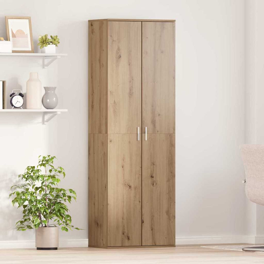 vidaXL Highboard 60 x 35 x 180 cm Engineered Wood Artisan oak 1