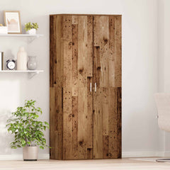 vidaXL Highboard 80 x 39 x 178 cm Engineered Wood Old Wood 1