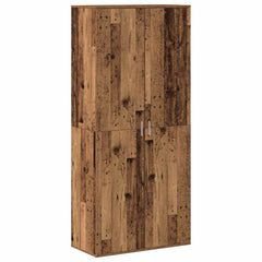 vidaXL Highboard 80 x 39 x 178 cm Engineered Wood Old Wood 2