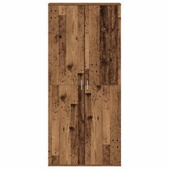 vidaXL Highboard 80 x 39 x 178 cm Engineered Wood Old Wood 6