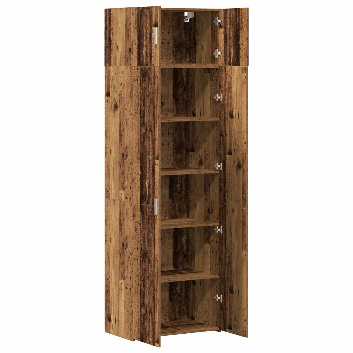 Storage Cabinet 2 pcs 70 x 42.5 x 225 cm Old wood