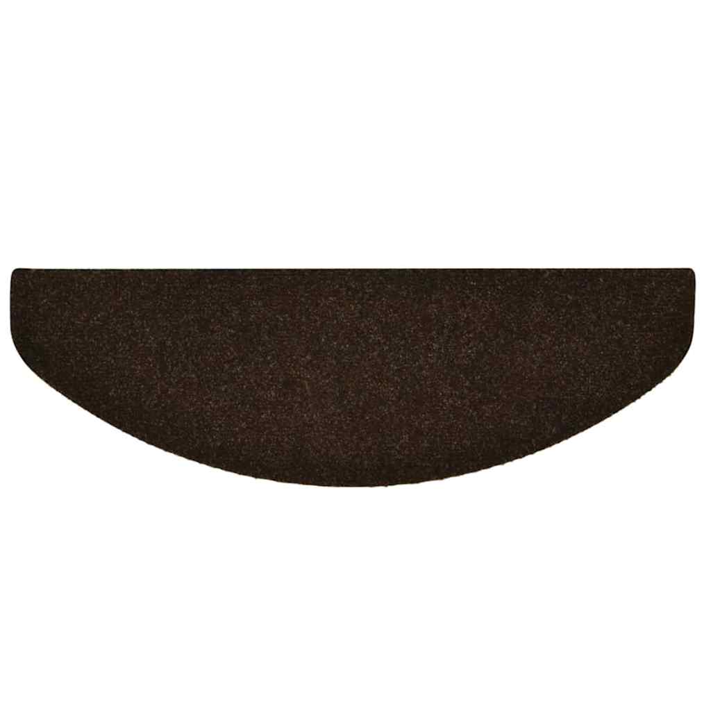 Stair Mats Self-adhesive 65x21x4 cm 30 pcs Brown