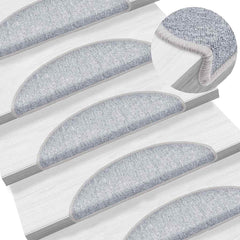 vidaXL Self-adhesive Stair Mats 20 pcs 56 x 17 x 3 cm Non-Slip 6