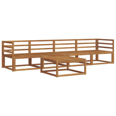 vidaXL Outdoor Sofa Set 5 pcs Natural Solid Acacia Wood 2