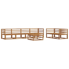 vidaXL Outdoor Sofa Set 7 pcs Natural Solid Acacia Wood 2
