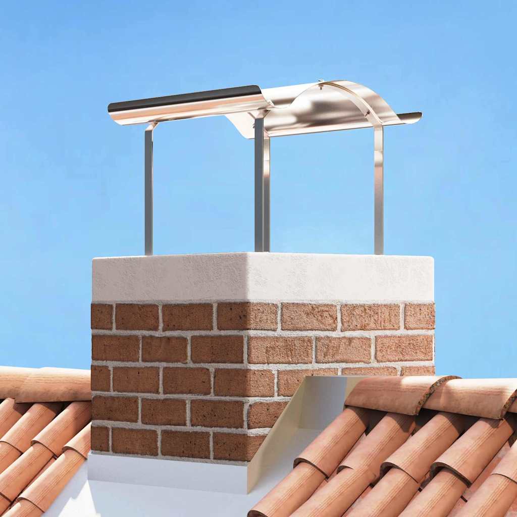 Chimney Cowl Stainless Steel 50 cm 36.5 cm 59.5 cm