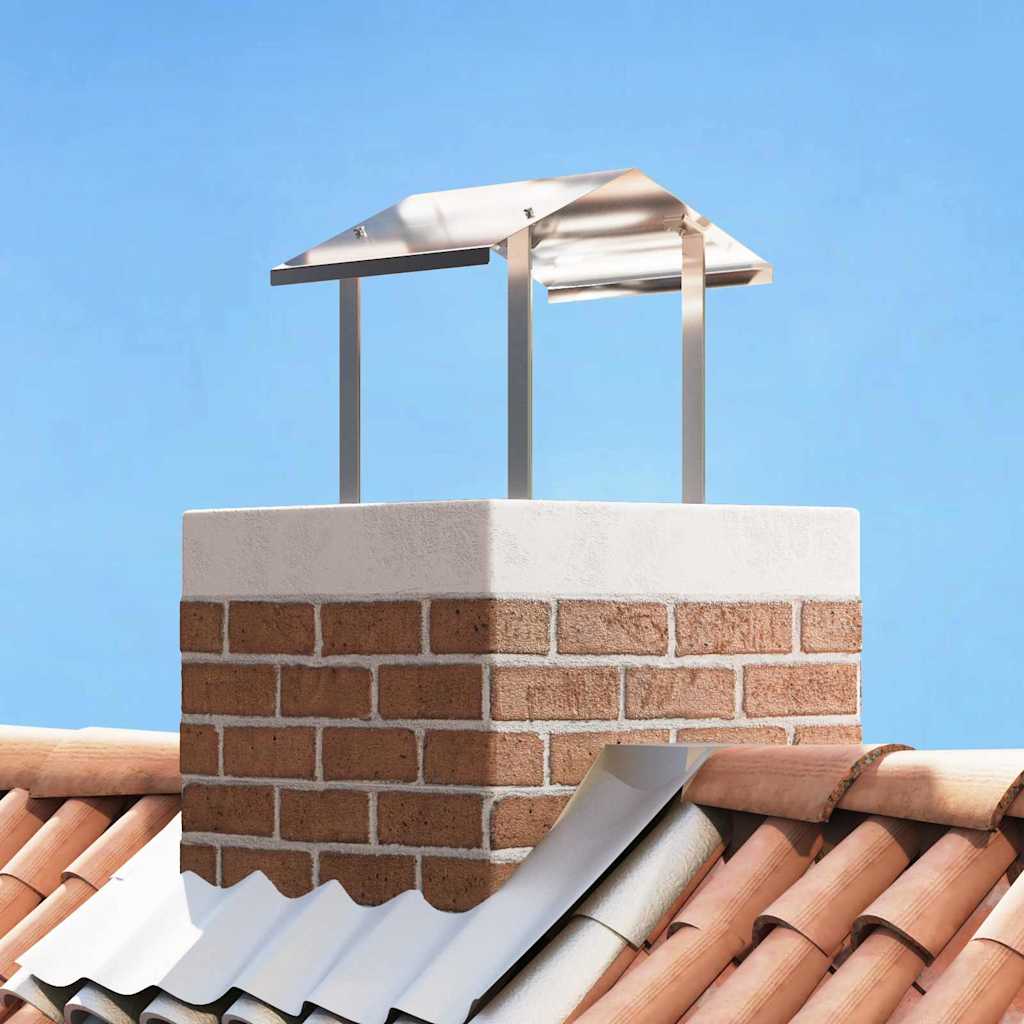 vidaXL Chimney Hood Silver 40 x 40 x 37.5 cm Stainless Steel 1
