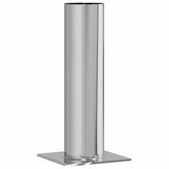 vidaXL Chimney Head Extension Silver 24 x 24 x 50 cm Stainless Steel 2