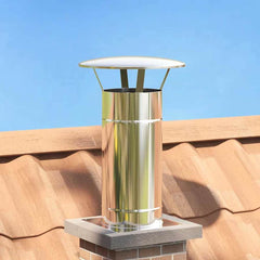 Chimney Silver Stainless Steel