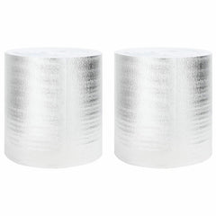 vidaXL Radiator Heat Reflector 2 pcs Silver 25 x 0.5 m Polyethylene 1