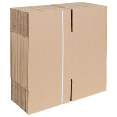vidaXL Folding Box 50 pcs Natural 20 x 20 x 20 cm Cardboard 3