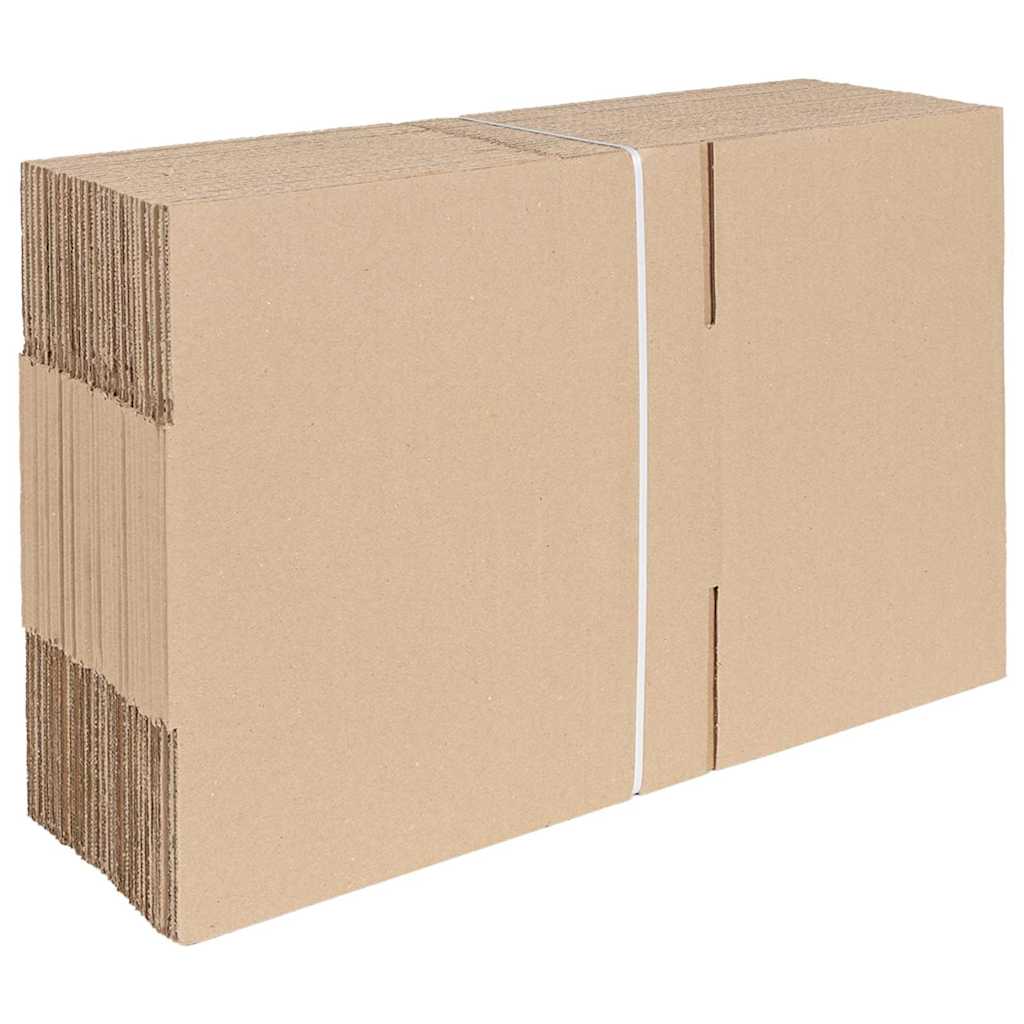 vidaXL Folding Box 50 pcs Natural 30 x 21.5 x 14 cm Cardboard 3