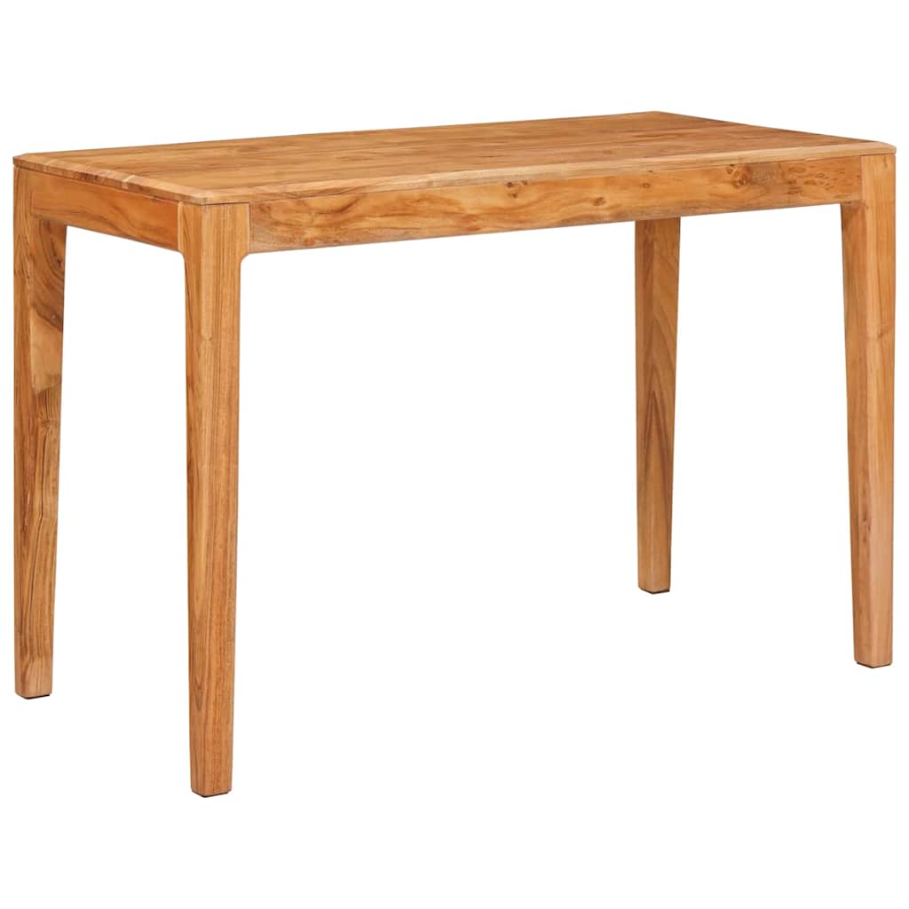 vidaXL Dining Table 110 x 55 x 76 cm Solid Acacia Wood Brown 3
