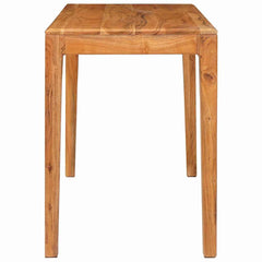 vidaXL Dining Table 110 x 55 x 76 cm Solid Acacia Wood Brown 5