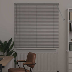 vidaXL Venetian Blinds Silver 130 x 135 cm Aluminium 3