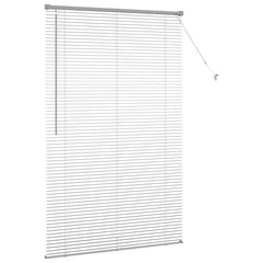 vidaXL Venetian Blinds Silver 175 x 115 cm Aluminium 6