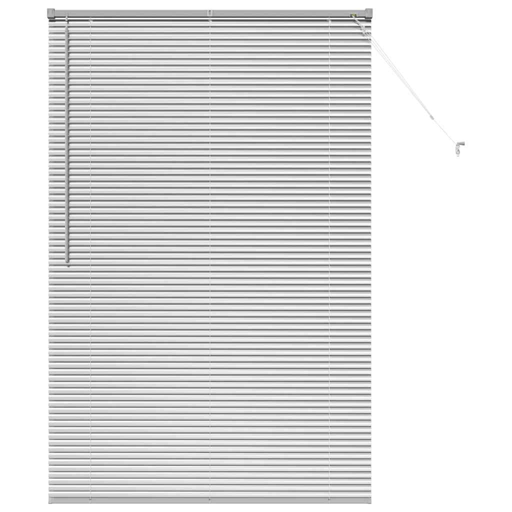 vidaXL Venetian Blinds Silver 175 x 115 cm Aluminium 2