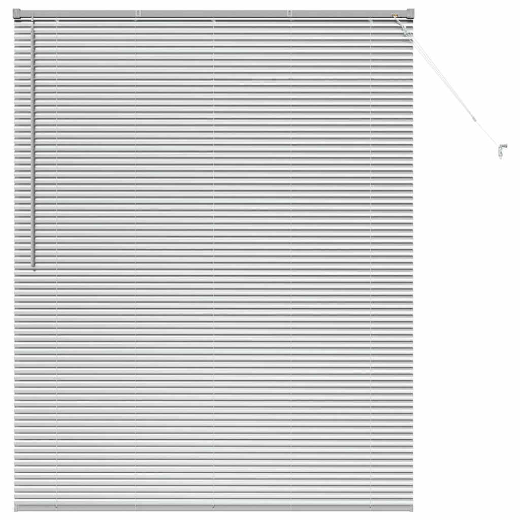 vidaXL Venetian Blinds Silver 175 x 140 cm Aluminium 2