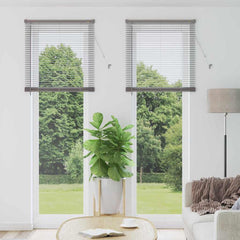 vidaXL Venetian Blinds Silver 220 x 80 cm Aluminium 1