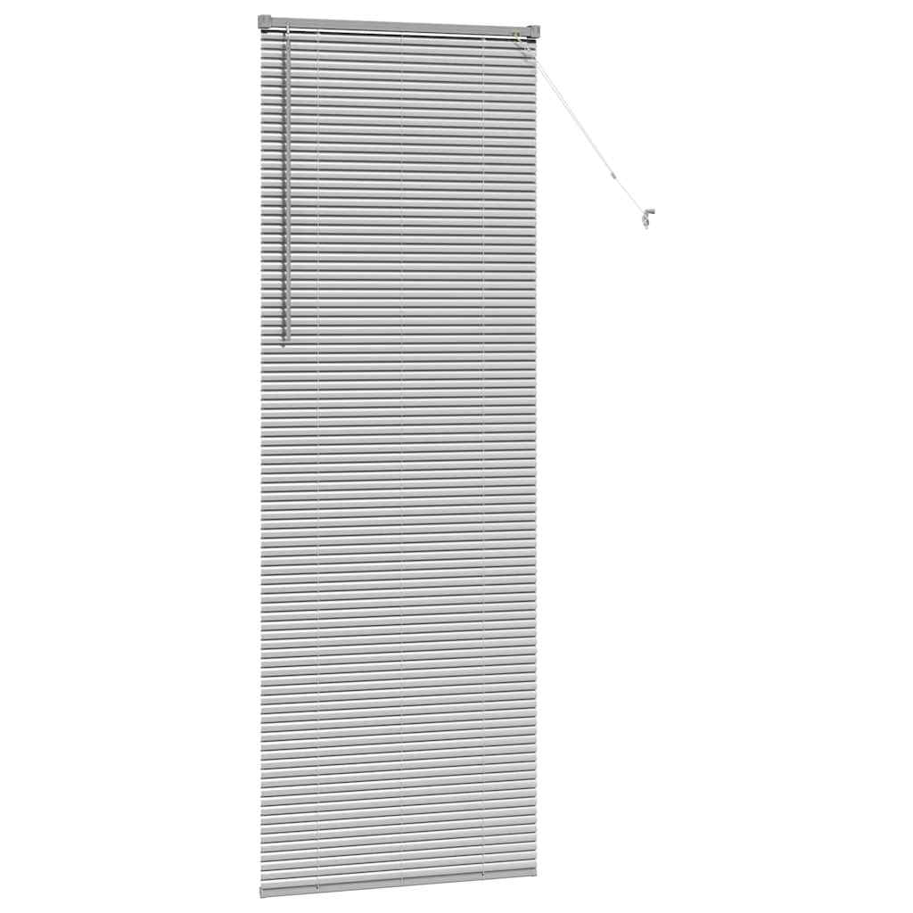 vidaXL Venetian Blinds Silver 220 x 80 cm Aluminium 5