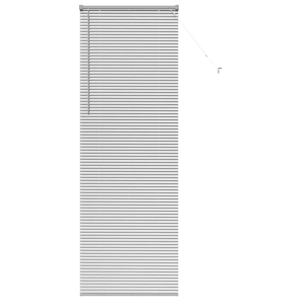 vidaXL Venetian Blinds Silver 220 x 80 cm Aluminium 2