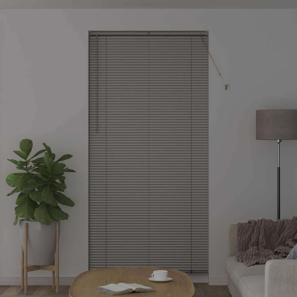 vidaXL Venetian Blinds Silver 220 x 100 cm Aluminium 3