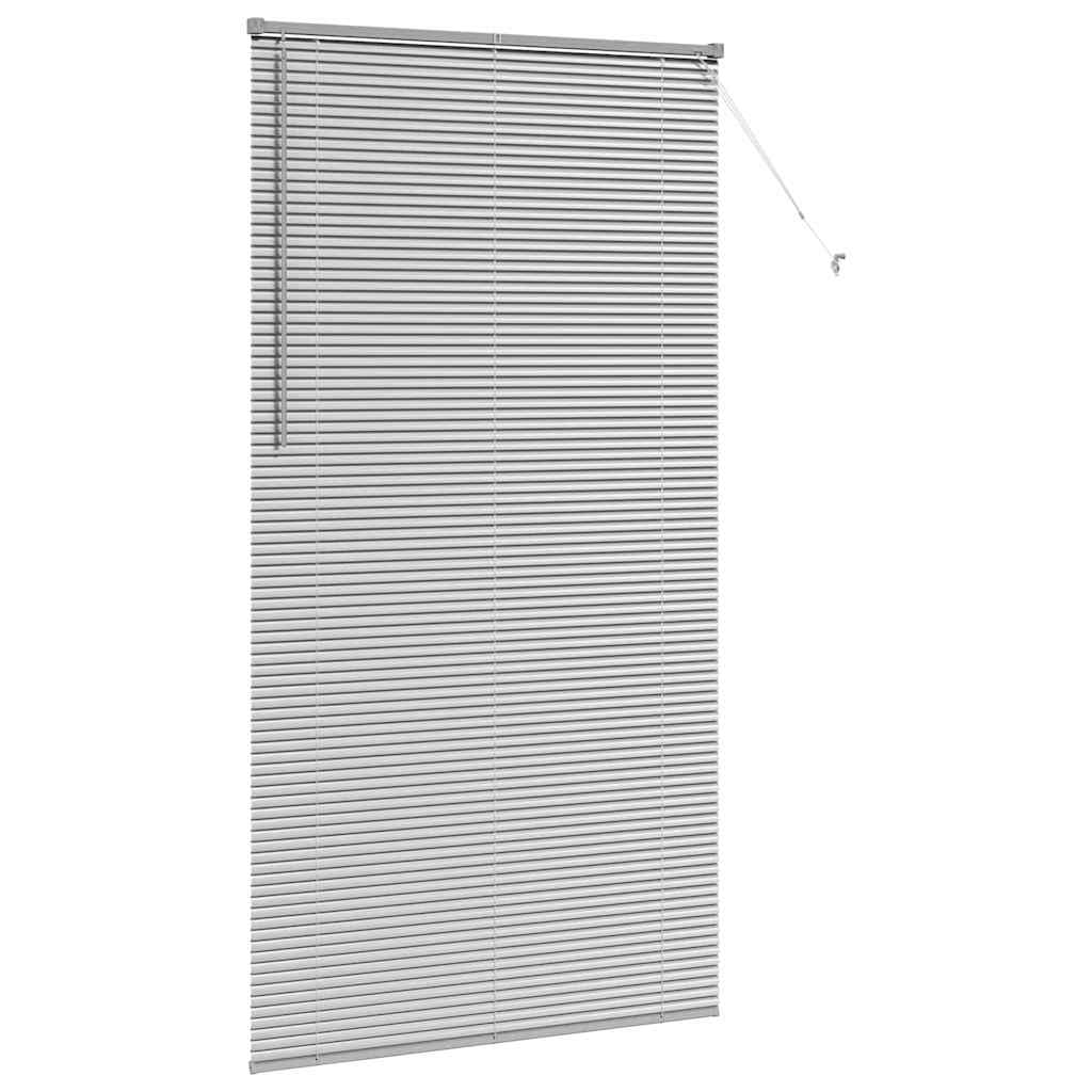 vidaXL Venetian Blinds Silver 220 x 115 cm Aluminium 5