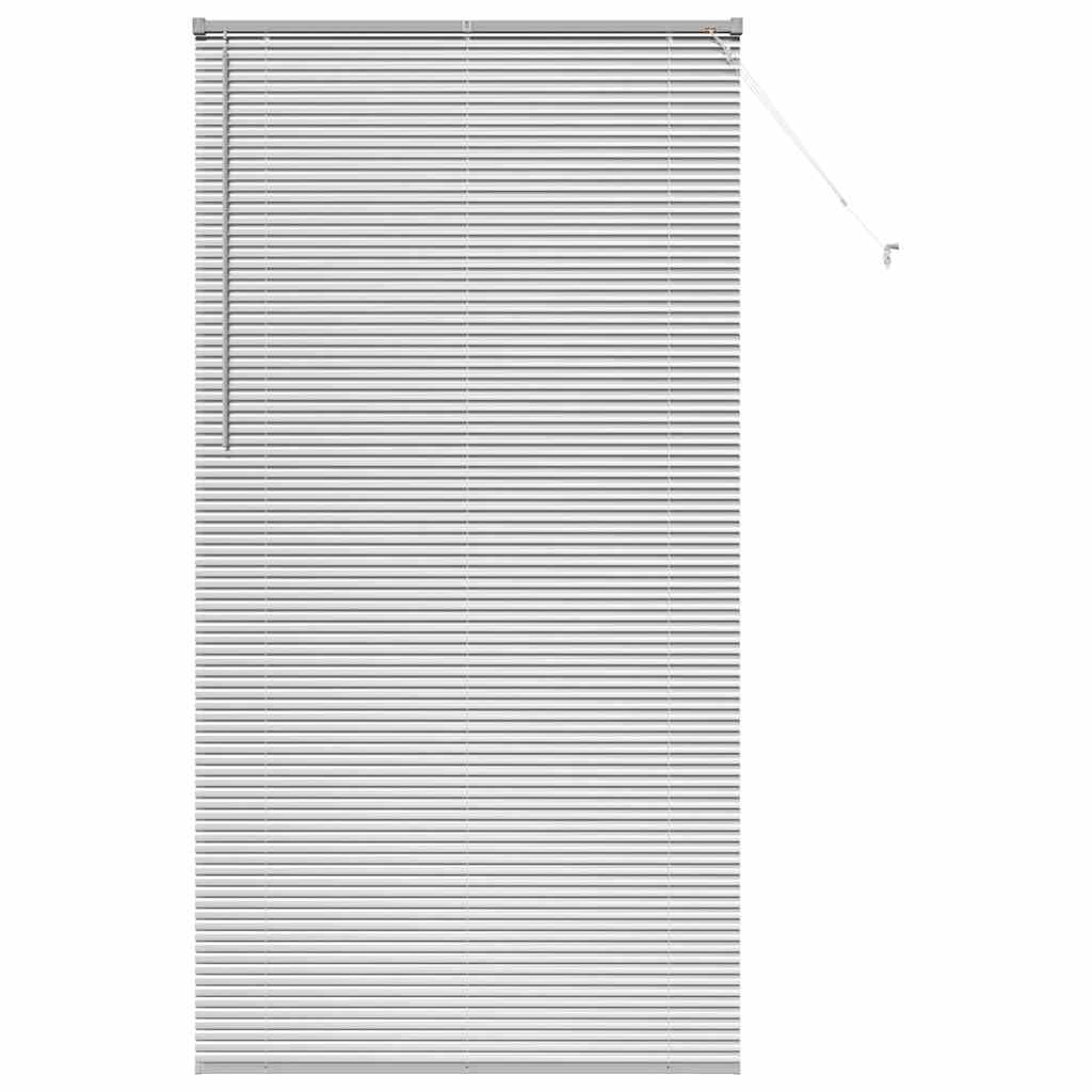 vidaXL Venetian Blinds Silver 220 x 115 cm Aluminium 2