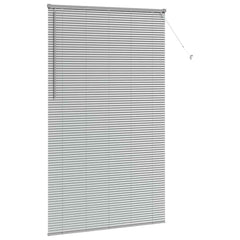 vidaXL Venetian Blinds Silver 220 x 125 cm Aluminium 5