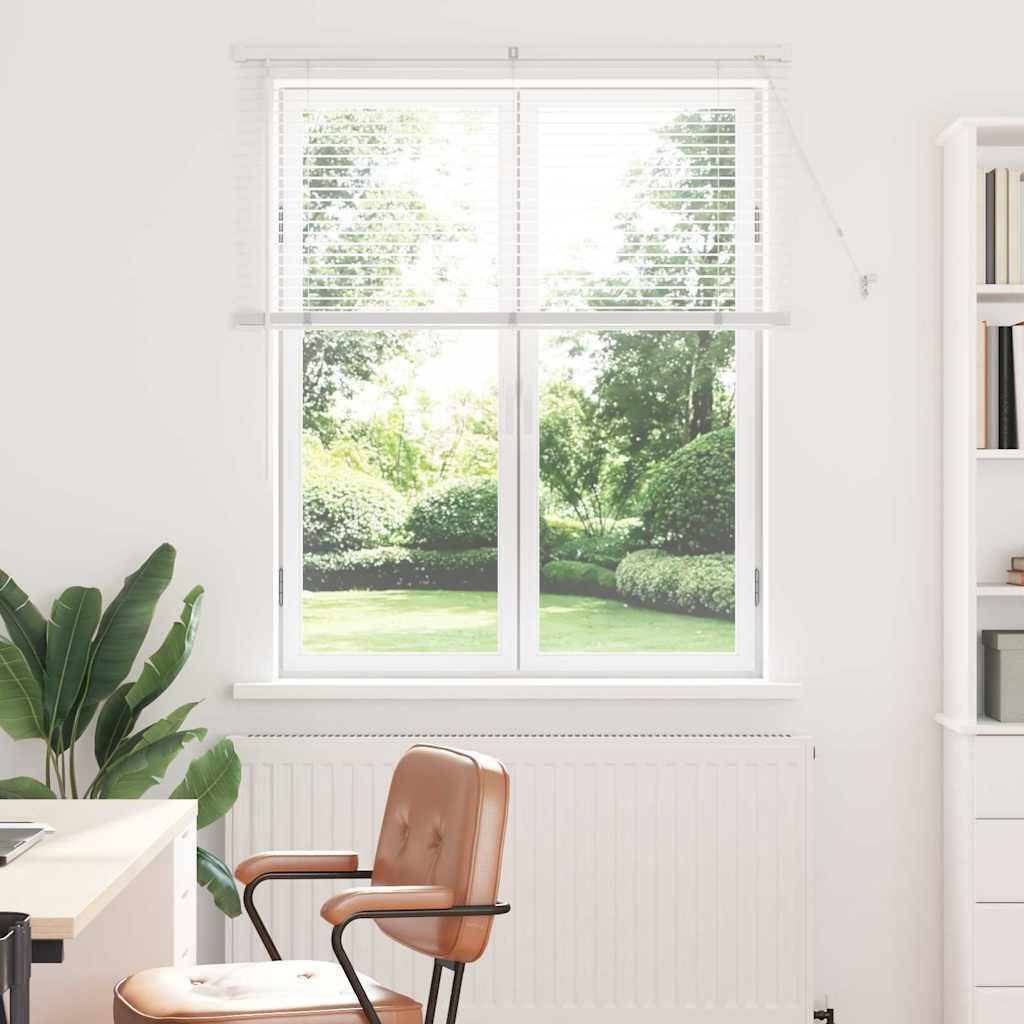 vidaXL Venetian Blinds White 130 x 115 cm Aluminium 1