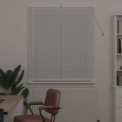vidaXL Venetian Blinds White 130 x 115 cm Aluminium 3