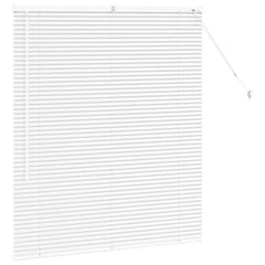 vidaXL Venetian Blinds White 130 x 115 cm Aluminium 5