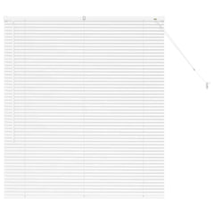 vidaXL Venetian Blinds White 130 x 115 cm Aluminium 2