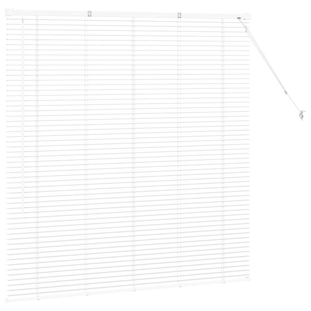 vidaXL Venetian Blinds White 130 x 125 cm Aluminium 6