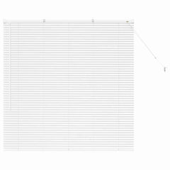 vidaXL Venetian Blinds White 130 x 125 cm Aluminium 2