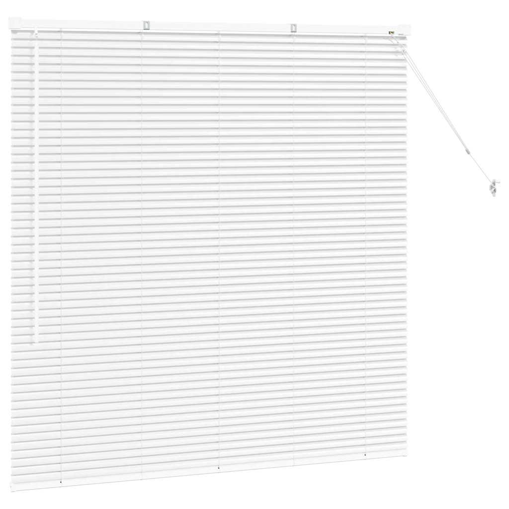 vidaXL Venetian Blinds White 130 x 135 cm Aluminium 5