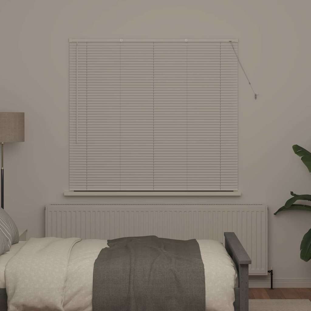 vidaXL Venetian Blinds White 130 x 145 cm Aluminium 3