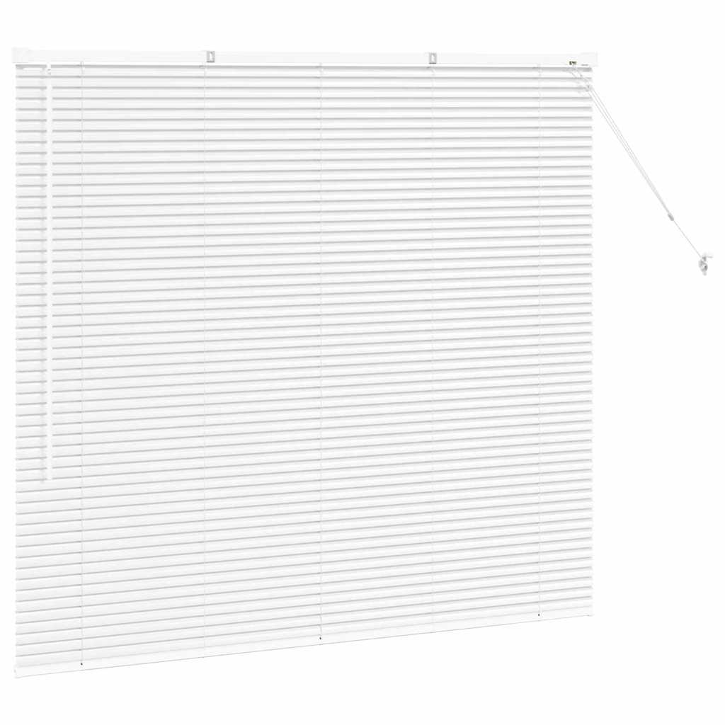 vidaXL Venetian Blinds White 130 x 145 cm Aluminium 5