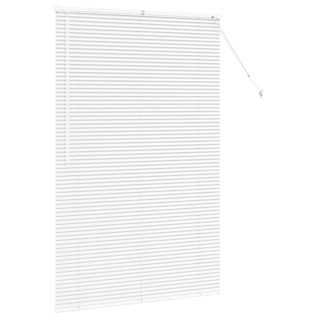 vidaXL Venetian Blinds White 175 x 110 cm Aluminium 5