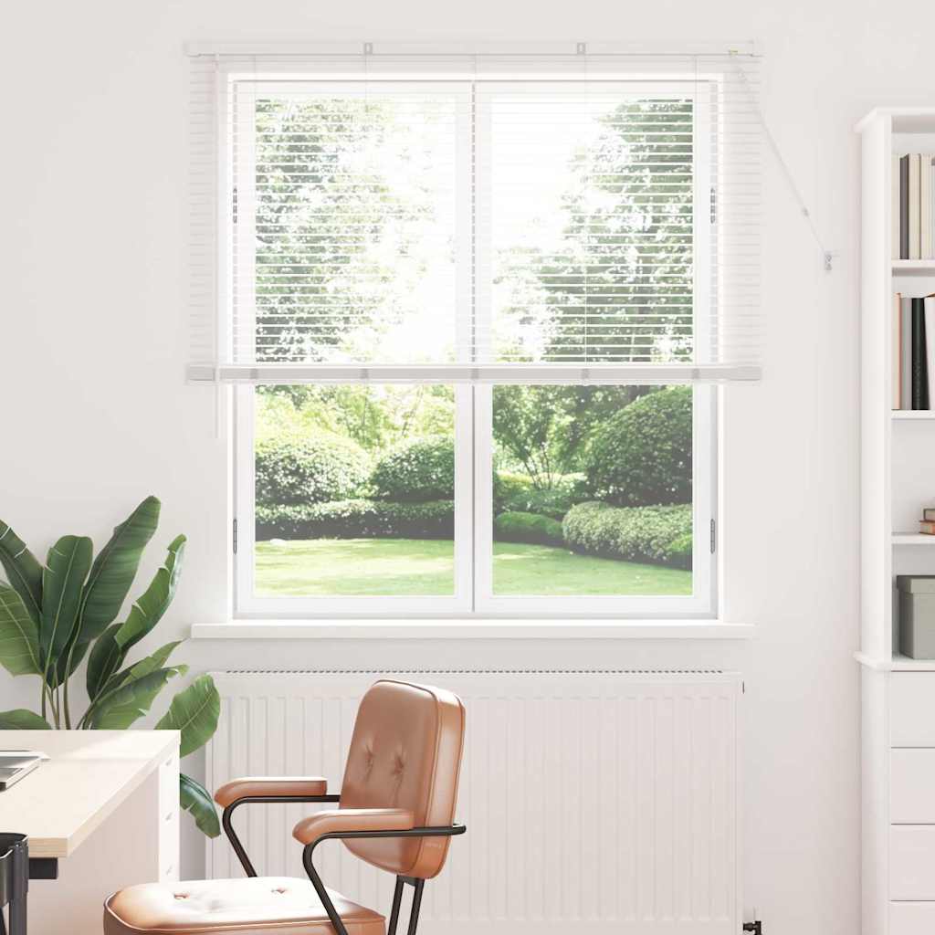 vidaXL Venetian Blinds White 175 x 125 cm Aluminium 1