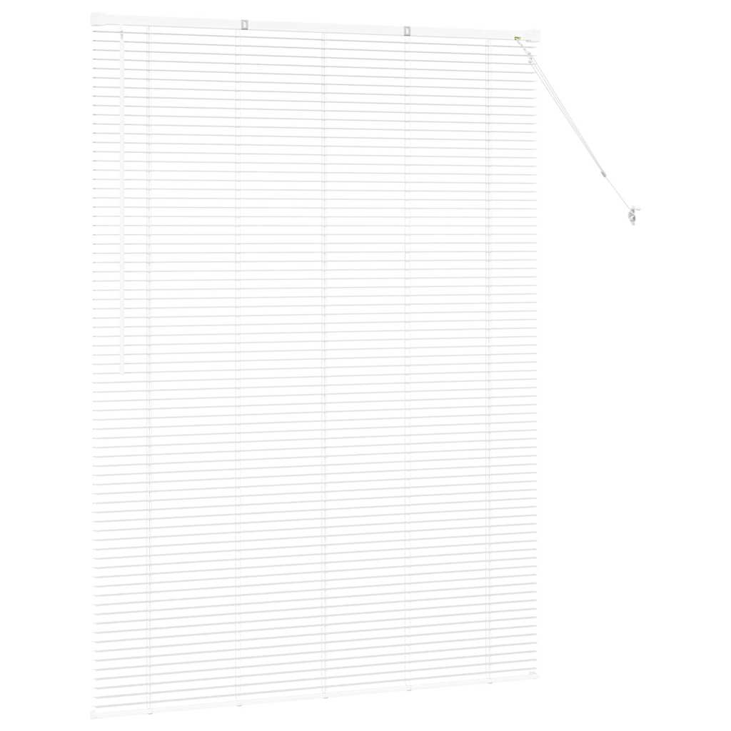 vidaXL Venetian Blinds White 175 x 125 cm Aluminium 6