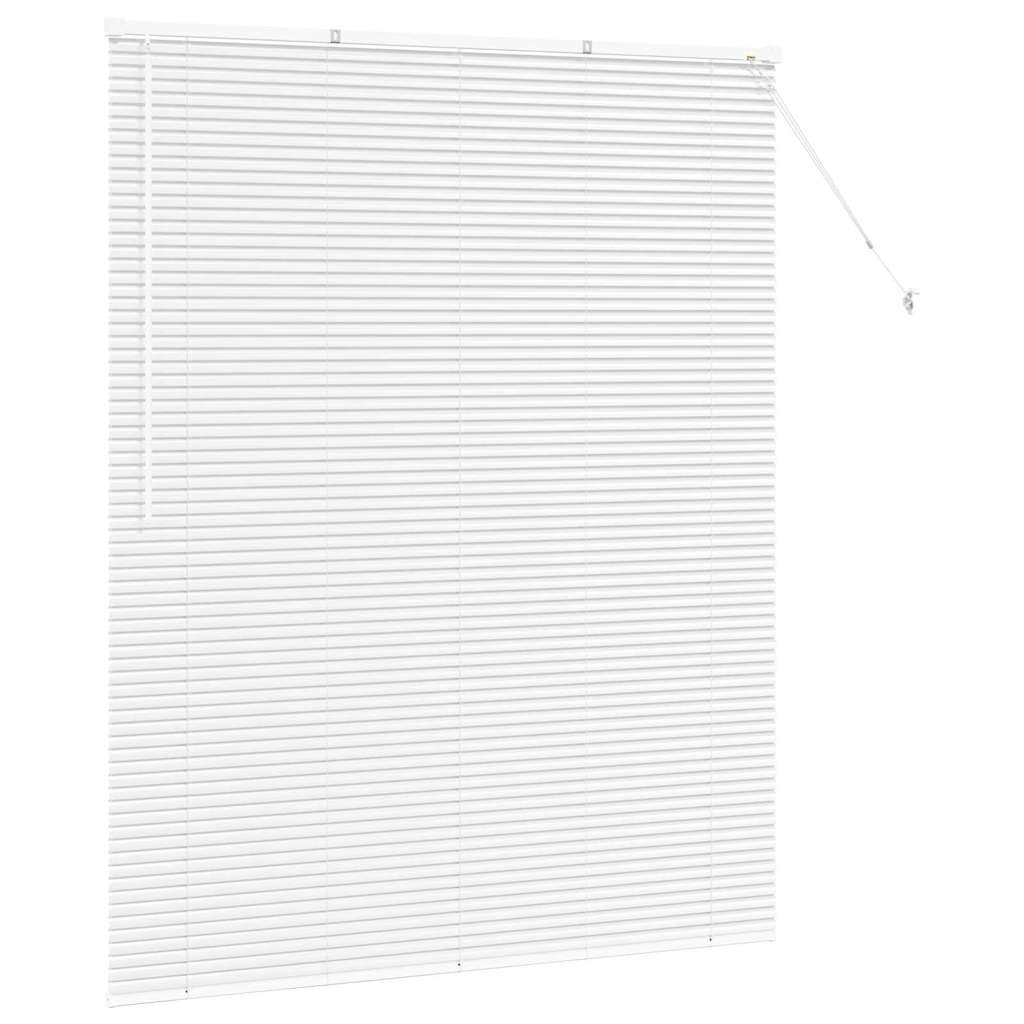 vidaXL Venetian Blinds White 175 x 140 cm Aluminium 5