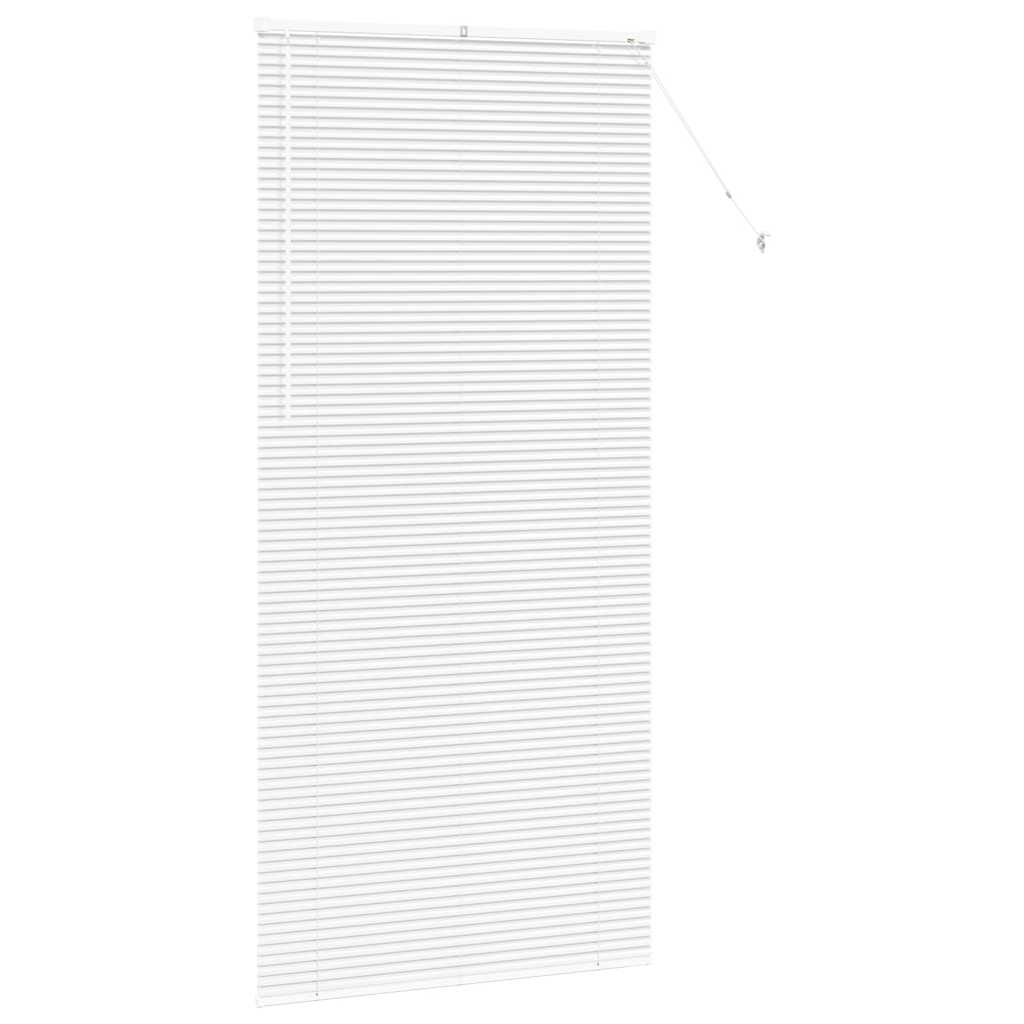 vidaXL Venetian Blinds White 220 x 100 cm Aluminium 5