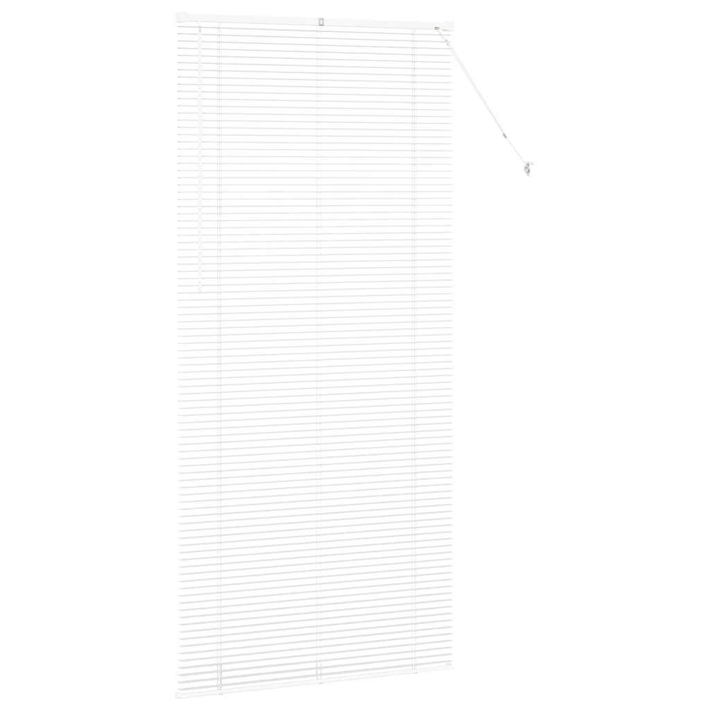 vidaXL Venetian Blinds White 220 x 100 cm Aluminium 6