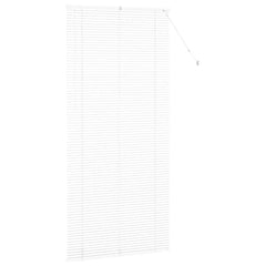 vidaXL Venetian Blinds White 220 x 100 cm Aluminium 6