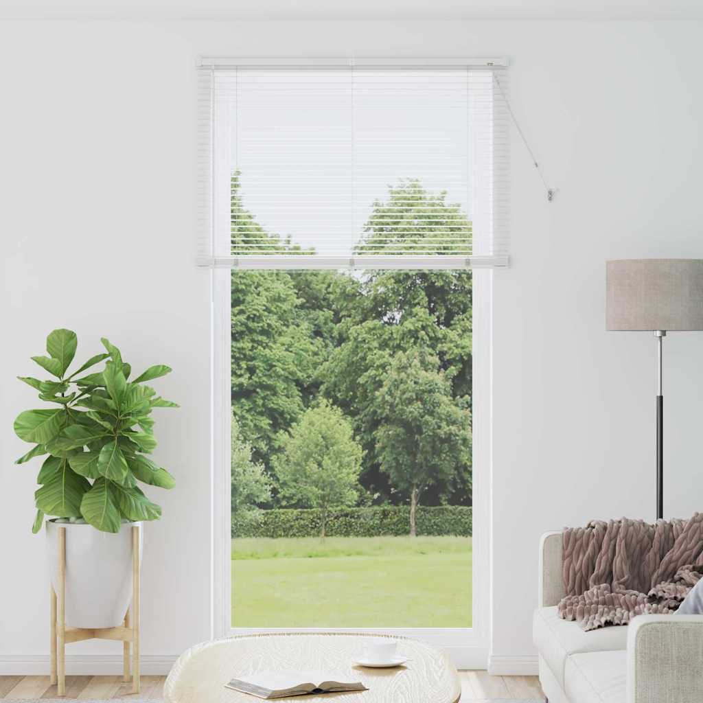 vidaXL Venetian Blinds White 220 x 110 cm Aluminium 1