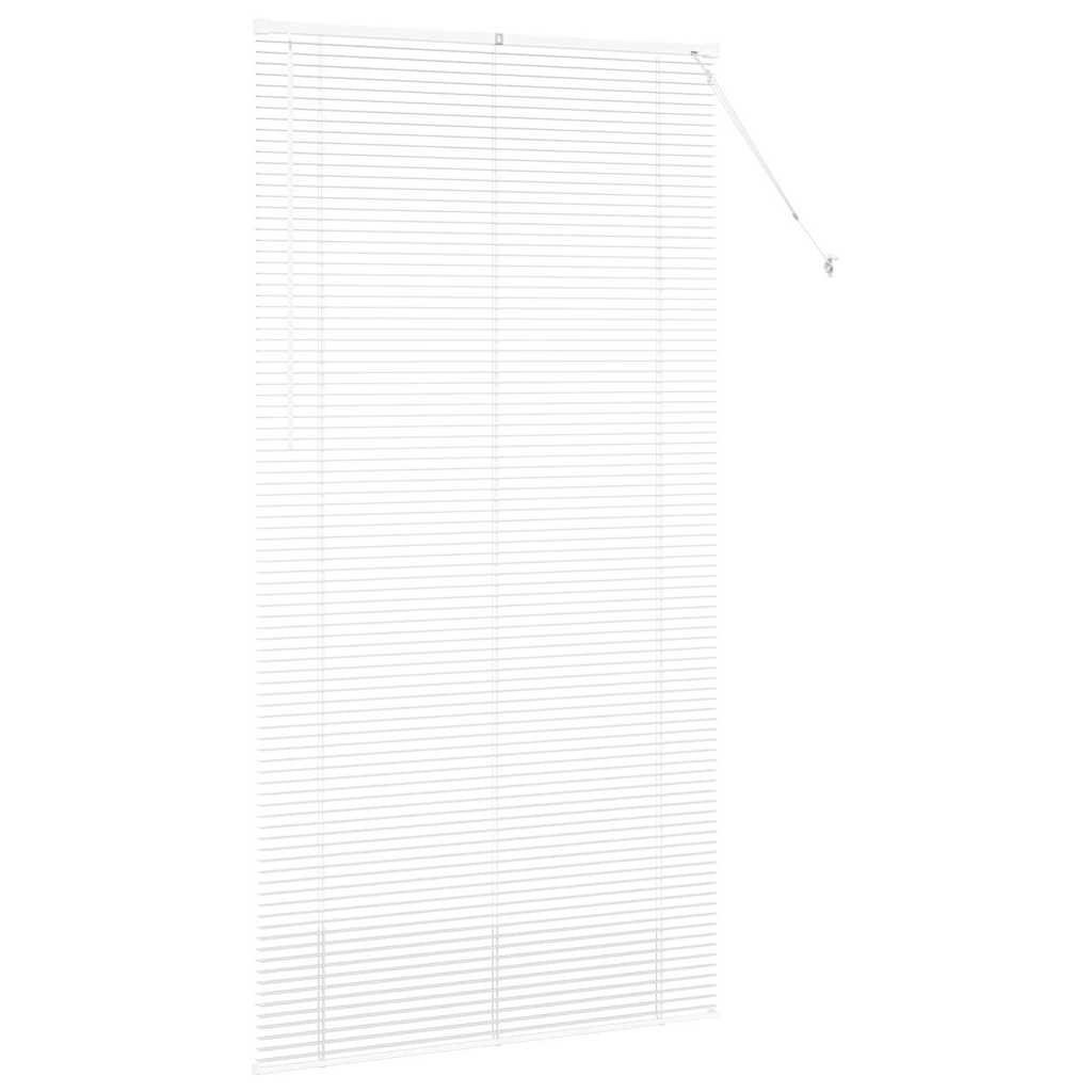 vidaXL Venetian Blinds White 220 x 110 cm Aluminium 6