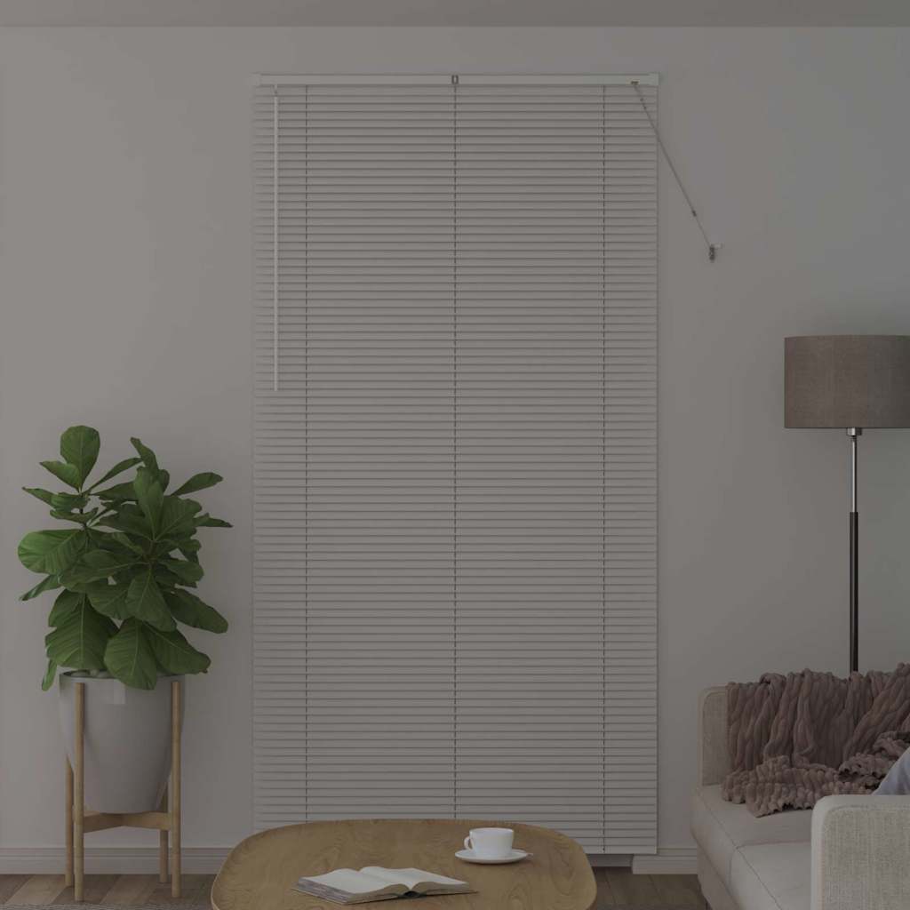 vidaXL Venetian Blinds White 220 x 115 cm Aluminium 3